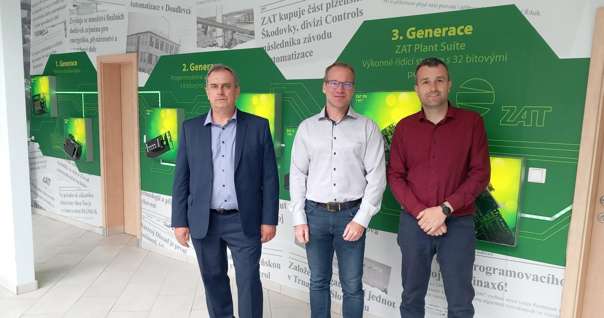 Tomáš Buzrla, Executive Director of the Association of Modern Energy, visited us in Příbram 